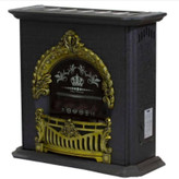 شومینه گازی اطلس جواهر مدل پرنس رنگ : مشکی طلایی